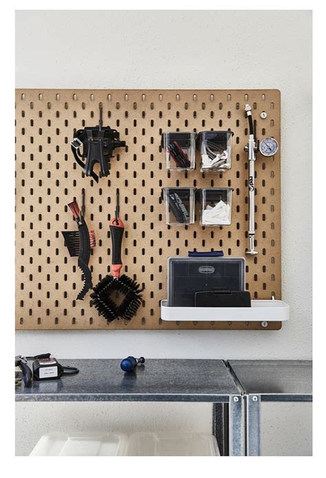 SKÅDIS Pegboard, wood, Width: 30" Height: 22" - IKEA in 2021 | Peg board, Skadis pegboard, Ikea ...