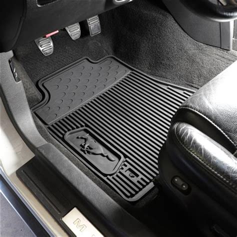 Mustang Rubber Floor Mats with Pony Logo (05-09) 6R3Z-6313300-A