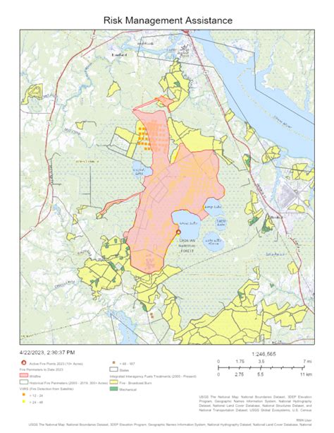 Earth Day is a quiet fire day - except for coastal North Carolina - Wildfire Today