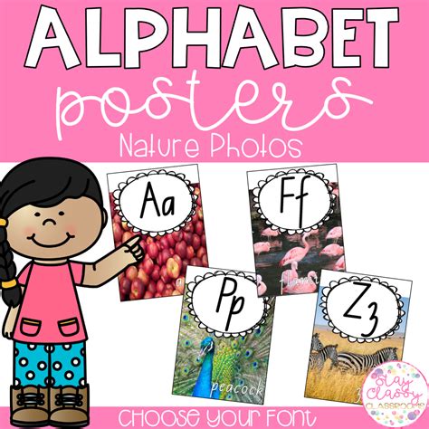 Alphabet Posters - Nature Photos - Stay Classy Classrooms