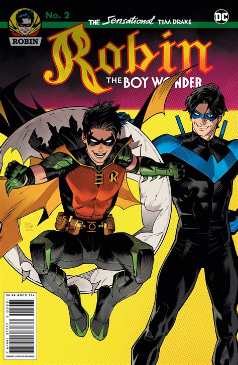 Tim Drake Robin #2 Cover B Dan Mora Card Stock Variant | ComicHub