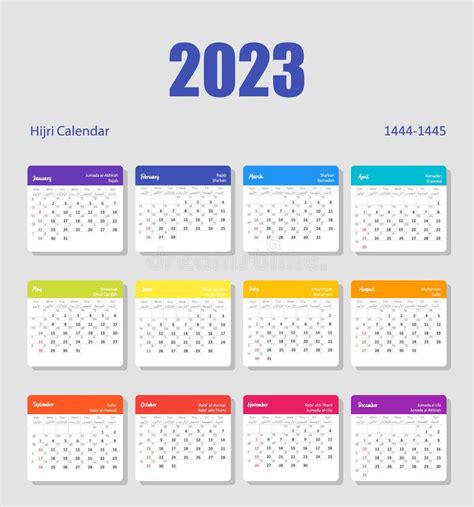 Hijri Gregorian Calendar 2023 – Get Calendar 2023 Update