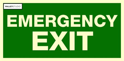 Clipart emergency exit