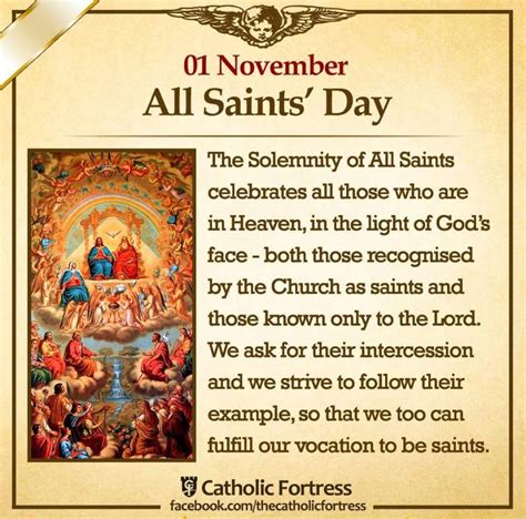 1st November, Solemnity of All Saints | All saints day prayer, All saints day, Saint quotes