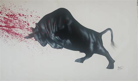 Painting Animal BULL Painting on Canvas Office Painting - Etsy