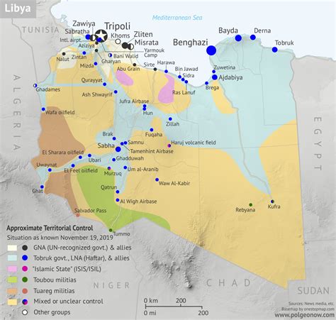 Libya Civil War Map & Timeline - November 2019 - Political Geography Now