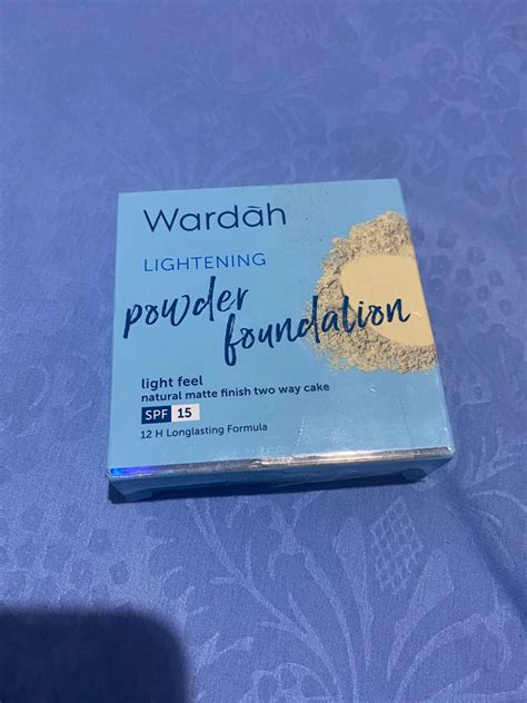 Wardah Powder Foundation, Kesehatan & Kecantikan, Kulit, Sabun & Tubuh ...