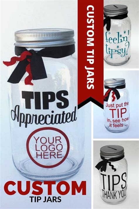 Custom Tip Jars, Tip Jar Ideas, Tip Jar for Work, Funny Tip Jar ...