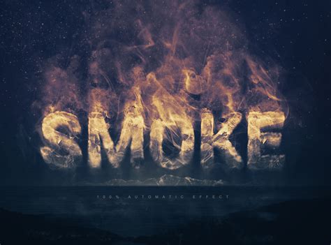 Smoke Logo / Text Effect Template by Giallo on Dribbble