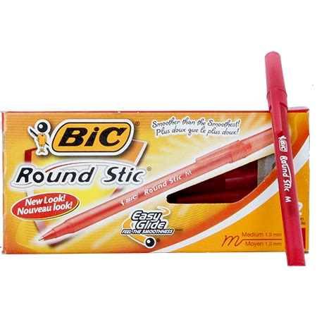 BIC Round Stic Pen - Red - Start Right Supplies