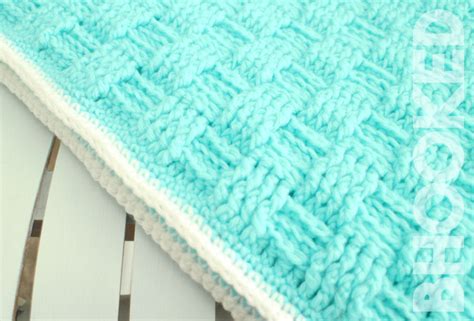 Basket Weave Crochet Baby Blanket » B.Hooked