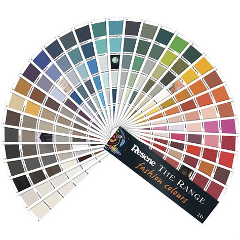 Resene The Range Fashion Colours Fandeck - Test Pots Sample Pots Interior | Mitre 10™