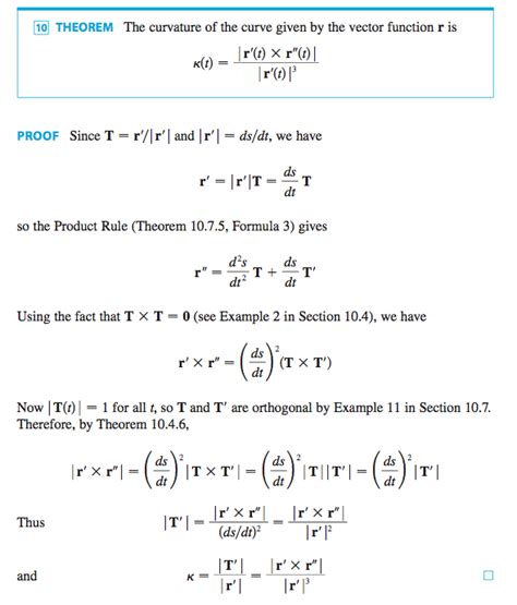 calculus - Curvature of a curve proof understanding - Mathematics Stack Exchange