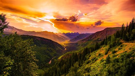 2560x1440 Montana Sunset Dusk Sky Clouds 1440P Resolution HD 4k Wallpapers, Images, Backgrounds ...