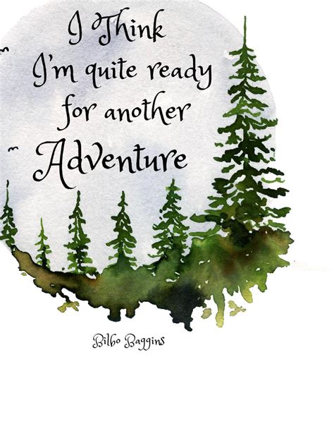 JRR Tolkien, Adventure Quote, LOTR Wall Art, LOTR Quote, Lord of the Rings Wall Quote, Tolkien ...