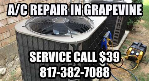 Air Conditioning Repair Service in Grapevine 817-382-7088