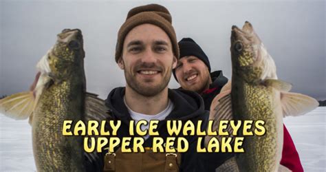 Red Lake Walleye Fishing 12-20-2015