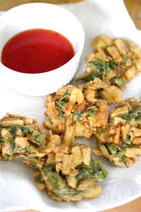 Spinach and potato indian pakoras - Eat Good 4 Life