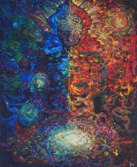 Harmony Ardhnarishwara Shiva Shakti Abstract oil parvati oil painting ...