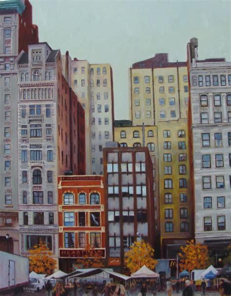 union sq.,nyc | Square painting, Art, Landscape art