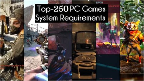 Top 250 PC Games System Requirements - Wgod7.com