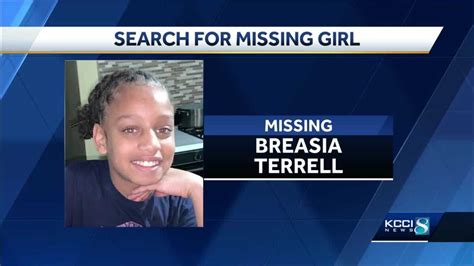 Breasia Terrell Missing Found : Three Months Later Davenport 10 Year ...