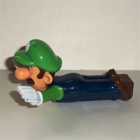 McDonald's 2017 Super Mario Luigi Figure Only Happy Meal Toy Loose Used