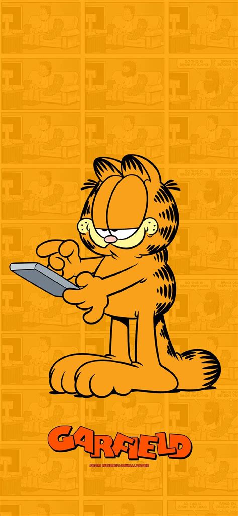 Garfield Wallpaper - iXpap in 2022 | Garfield wallpaper, Original ...