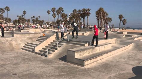 Skateboarding at Venice Skate Park, Part 15 - YouTube