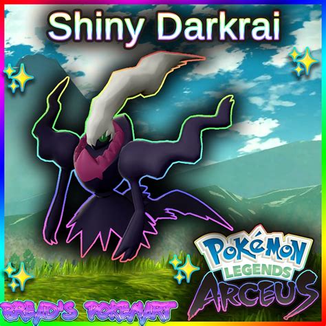 Shiny Darkrai best Stats // Pokemon Legends: Arceus // Fast - Etsy