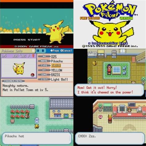 Pokemon Fire Yellow (GBA Rom Hack) (Completed)