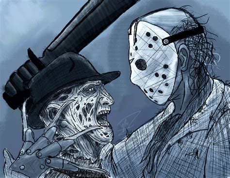 Freddy Krueger VS Jason Voorhees by Tylerl01TV on DeviantArt