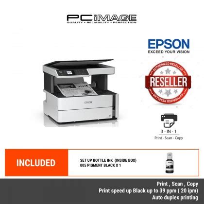 Epson EcoTank Monochrome M2140 All-in-One Ink Tank Printer | PC Image