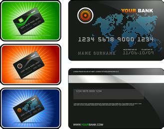 Stunning Credit Card Template - Vector download