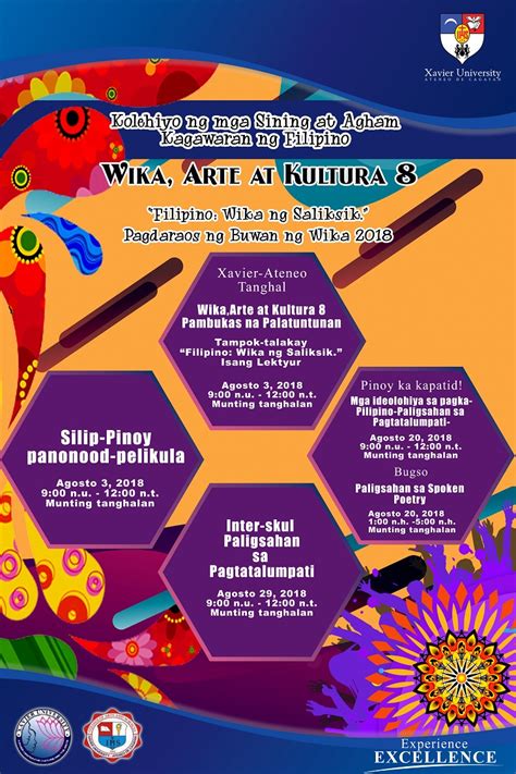 Xavier University - Buwan ng Wika: 'Wika, Arte at Kultura 8'