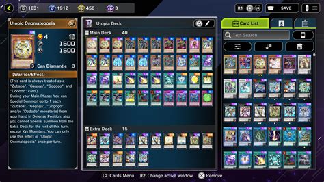 My New And Improved Utopia Deck! More Info In The Comments : r/masterduel