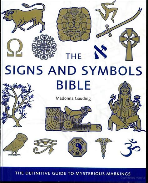 The Signs and Symbols Bible: The Definitive Guide to Mysterious Markings - Madonna Gauding ...