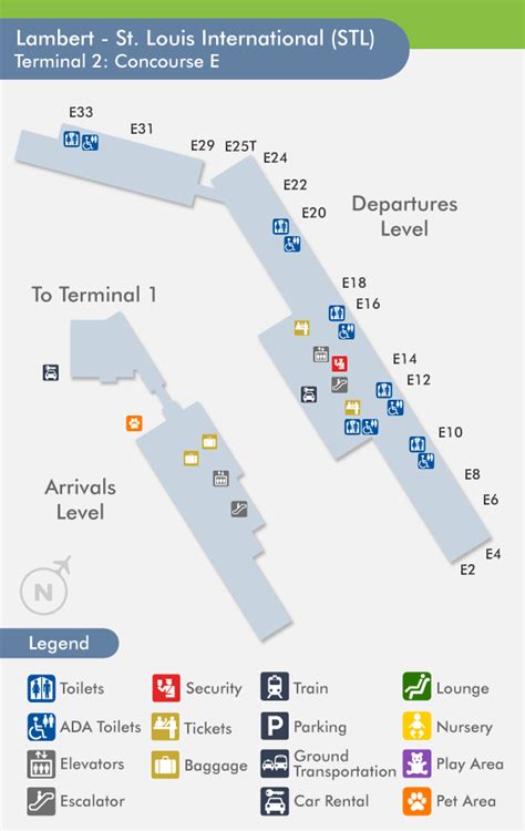 St Louis Airport Map - Maping Resources