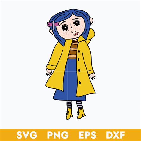 Coraline Svg, Coraline Button Eyes Svg, Halloween Svg, Horro - Inspire ...