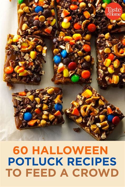 72 Spooky Good Halloween Potluck Recipes to Feed a Crowd | Halloween potluck recipes, Potluck ...