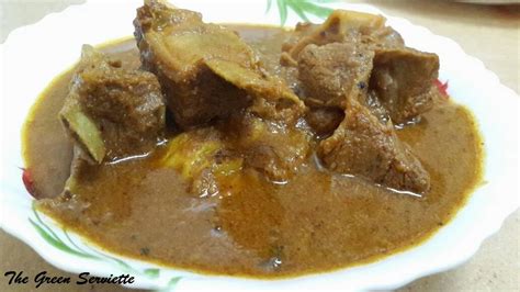 The Green Serviette: Mutton Curry Kerala Style