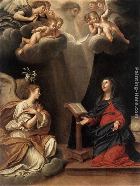 Francesco Albani The Annunciation Painting | Best Paintings For Sale