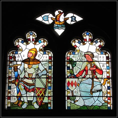 Cardiff Castle - Hugh Despenser | Stained glass in the Banqu… | Flickr