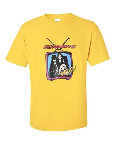 Aerosmith Video Yellow T Shirt