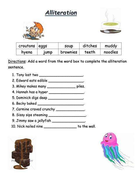 LKS2 At the Zoo Alliteration Worksheets (teacher made) - Worksheets Library