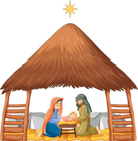 Nativity of Jesus birth of Jesus 6154354 Vector Art at Vecteezy