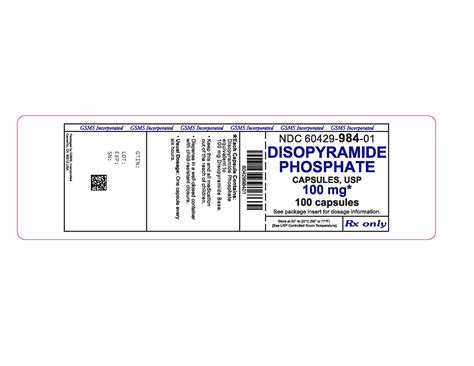 DISOPYRAMIDE PHOSPHATE capsule