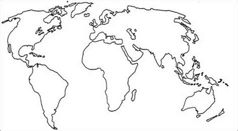 Outline World Map at Rs 225 /piece | World Map | ID: 10738131748