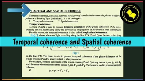 Temporal and Spatial Coherence. - YouTube