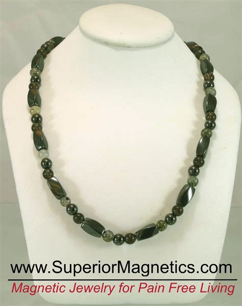 New Gemstone Magnetic Necklace for Pain Relief Announced Superior Magnetics